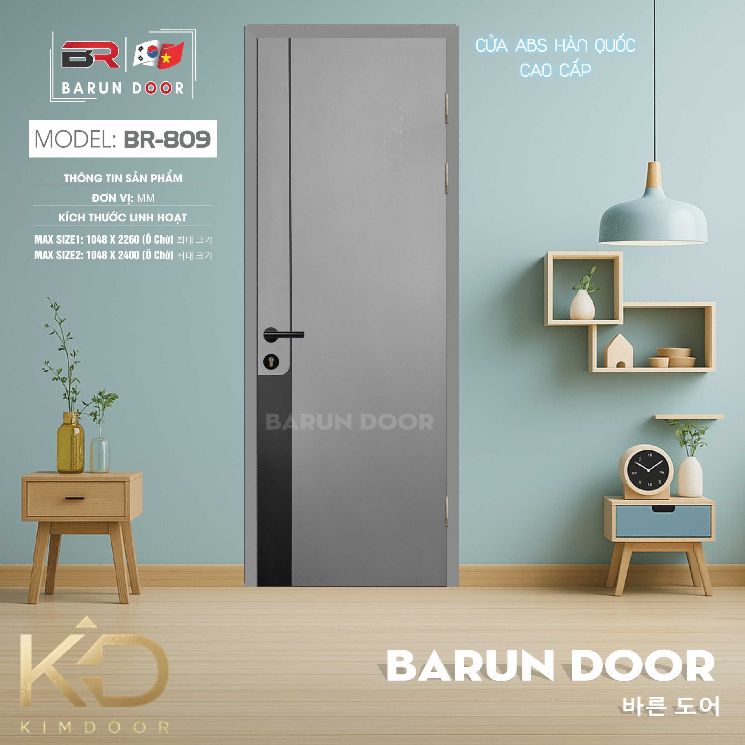 Báo giá cửa nhựa ABS Hàn Quốc mới nhất (2026)