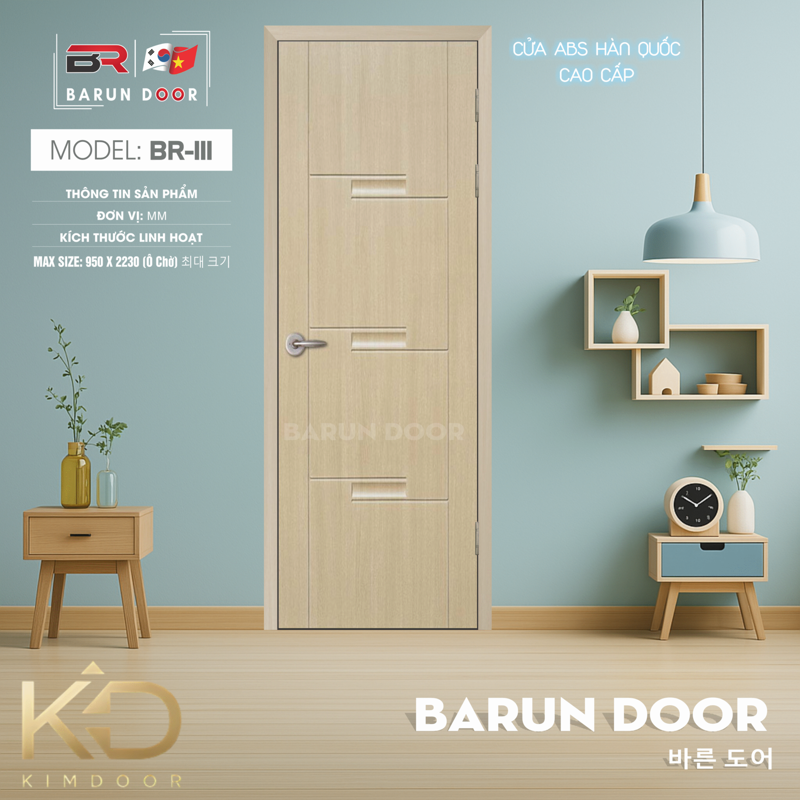 Báo giá cửa nhựa ABS Hàn Quốc mới nhất (2026)