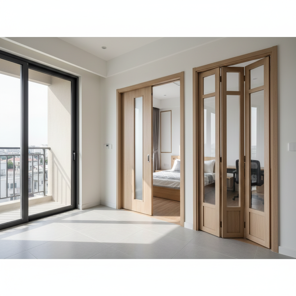 Cửa lùa, cửa trượt và cửa xếp gấp