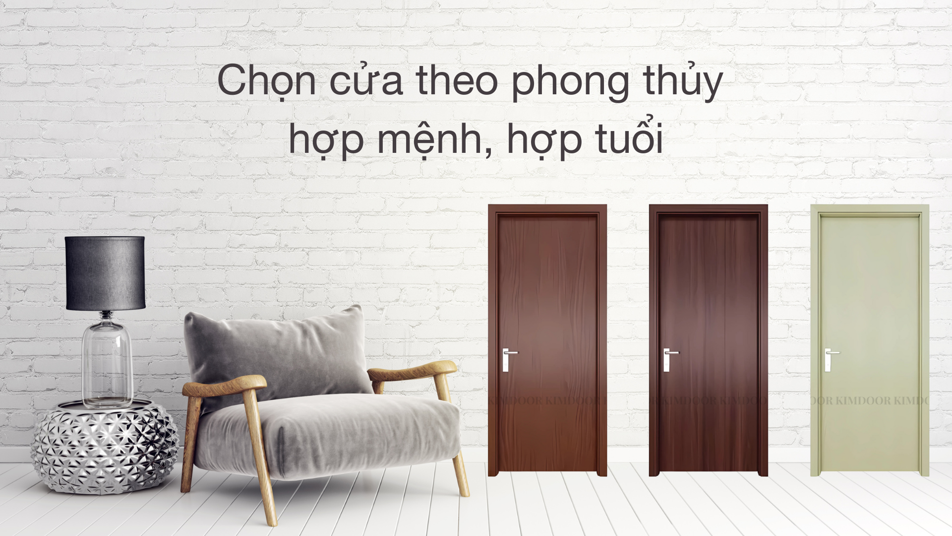 Chọn cửa theo phong thủy hợp mệnh, hợp tuổi