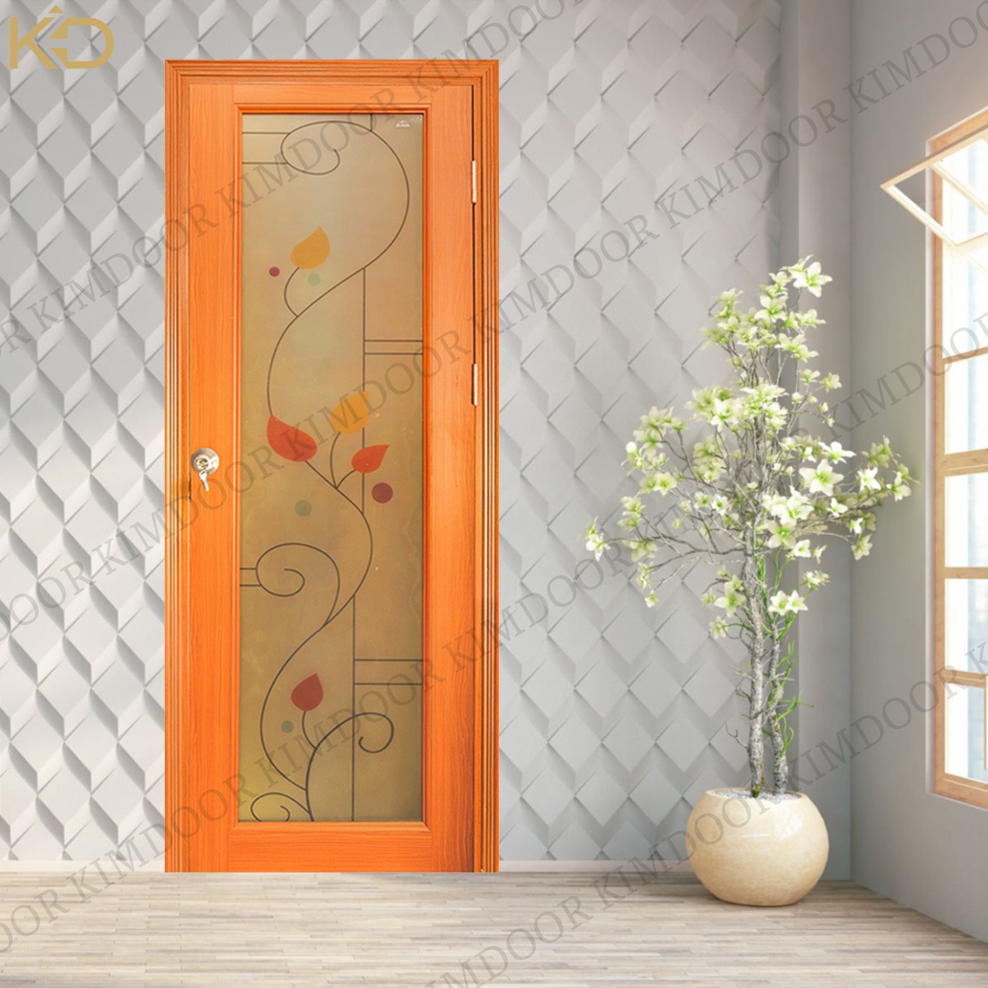 Cửa nhựa giả gỗ giá rẻ