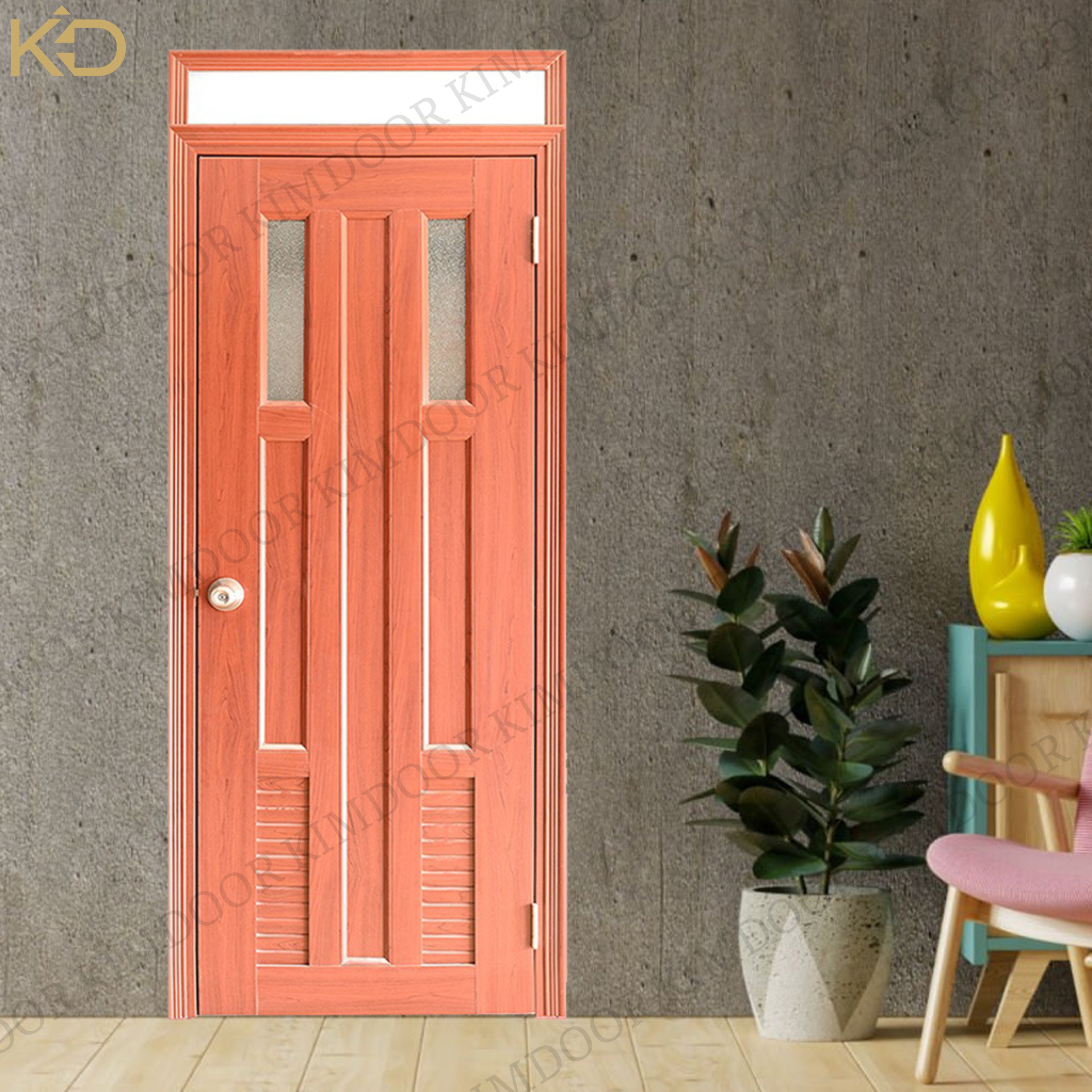 Cửa nhựa giả gỗ giá rẻ