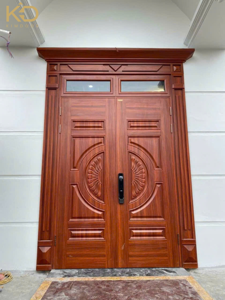 Cửa thép vân gỗ