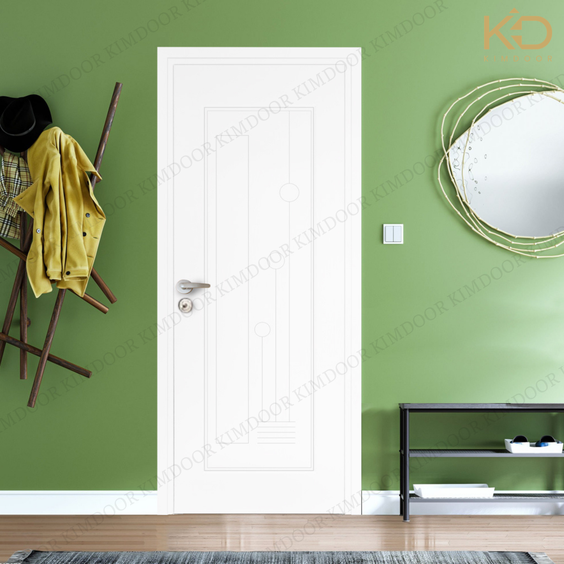 Cửa nhựa giả gỗ toilet Composite Đài Loan - KD.63-25