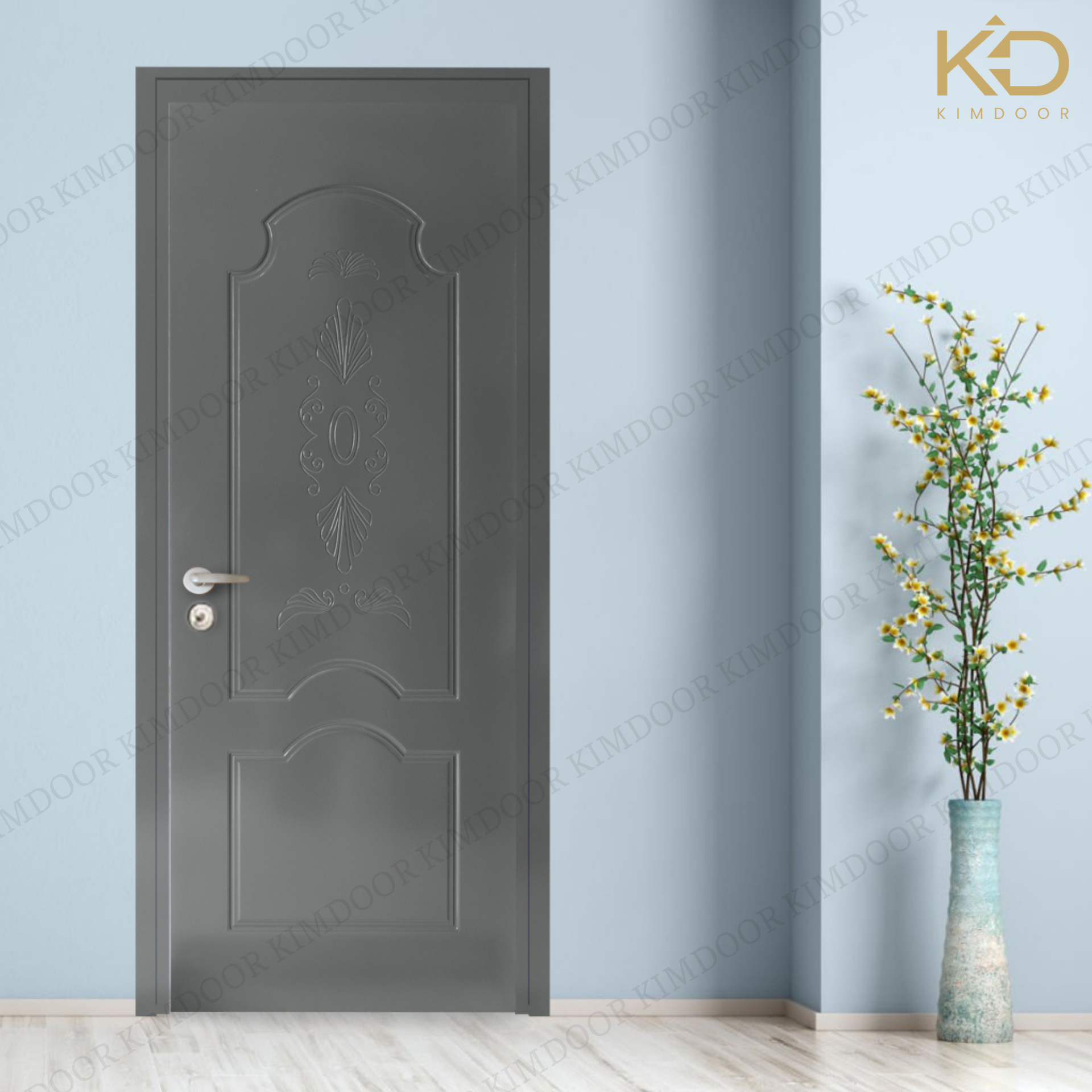 Cửa nhựa vân gỗ cao cấp Composite Đài Loan - KD.69-25