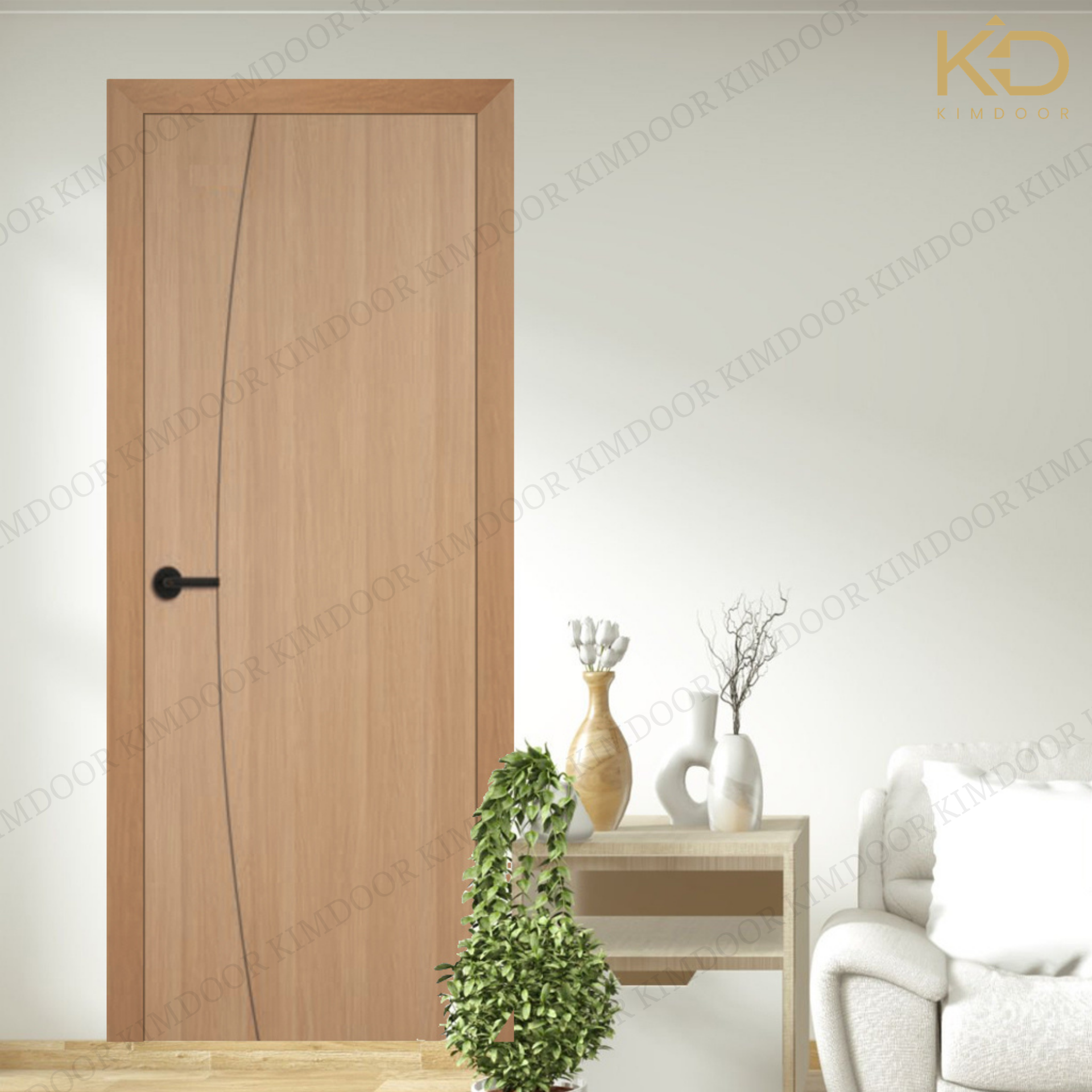Cửa nhựa vân gỗ Composite Đài Loan - KD.53-25