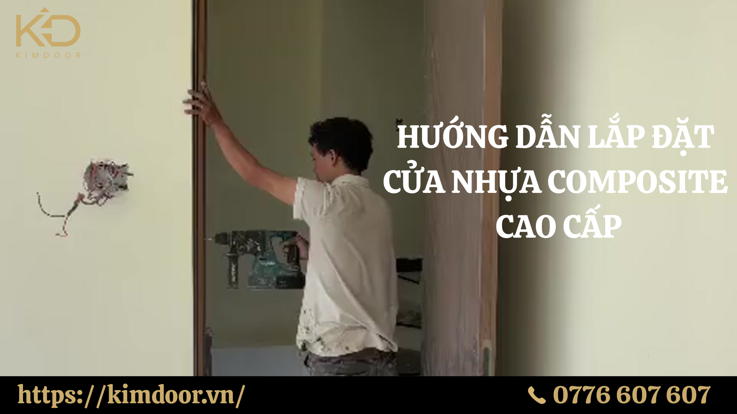 Hướng dẫn tự lắp đặt cửa nhựa Composite tại nhà