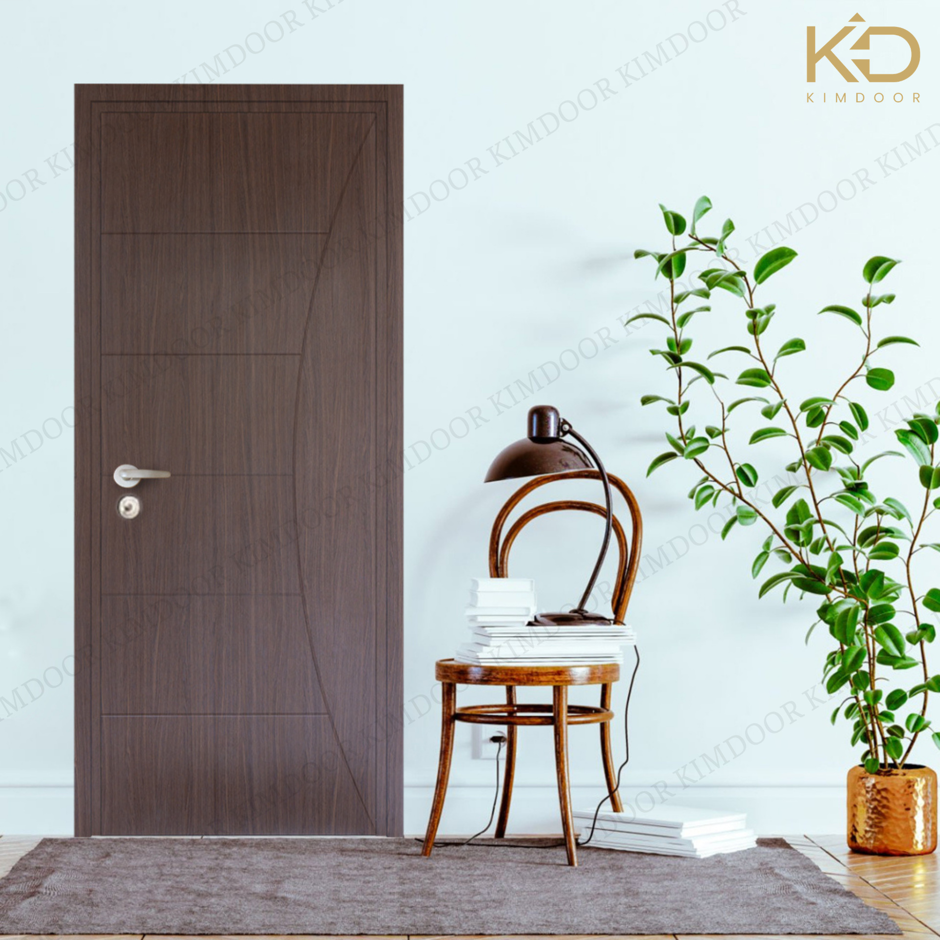 Cửa nhựa Composite giả gỗ Đài Loan - KD.98-25