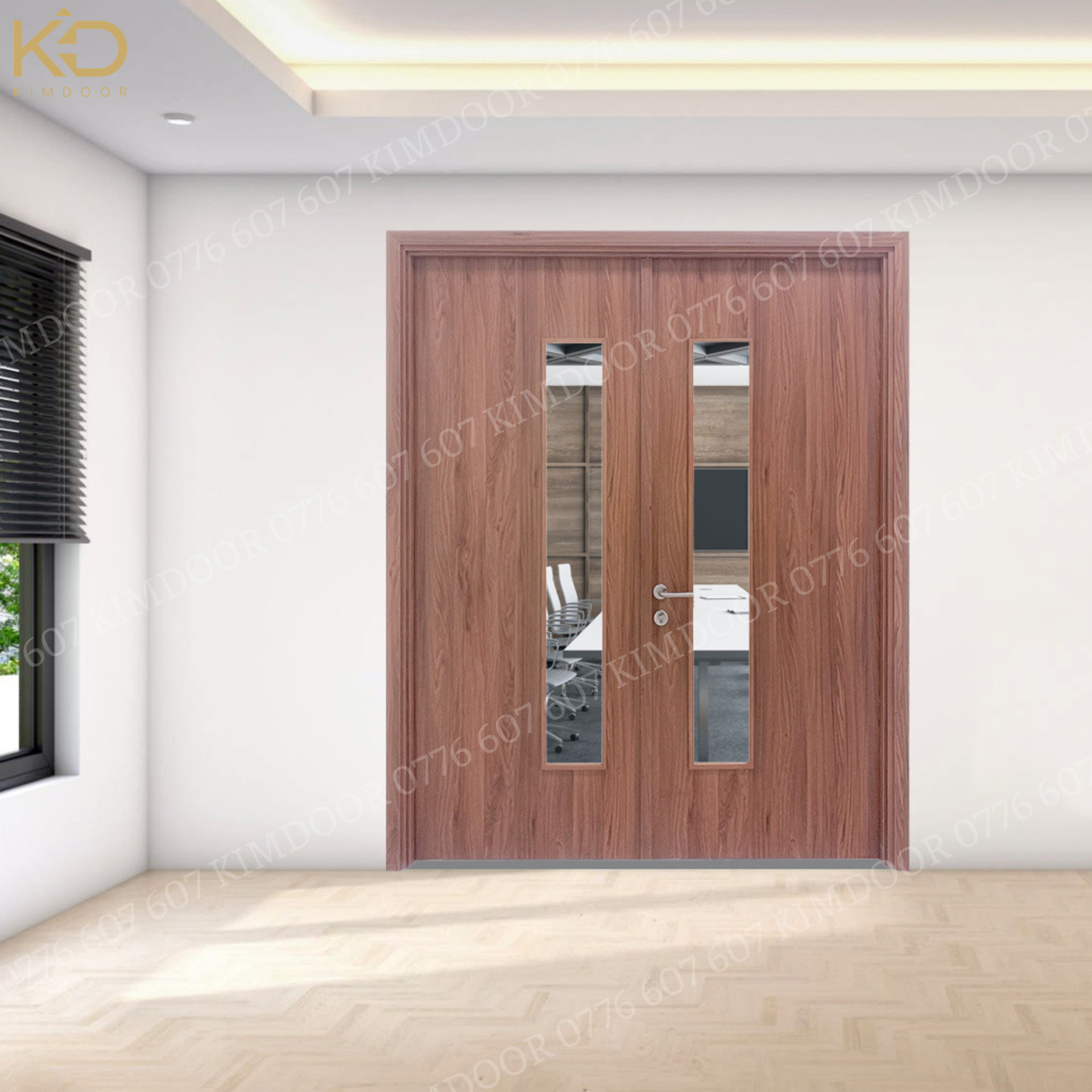 Cửa nhựa gỗ Composite - KD.36-23