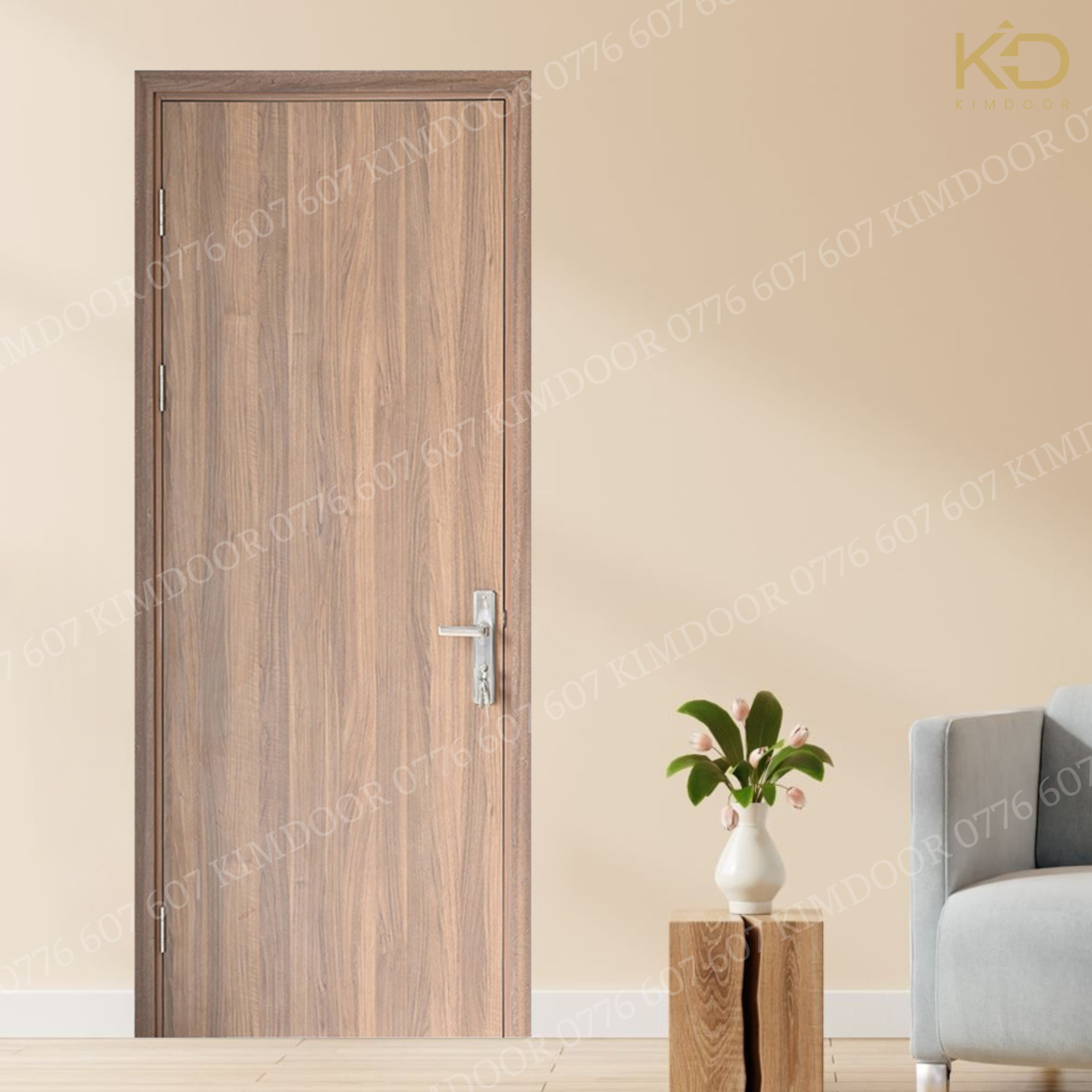 Cửa nhựa gỗ Composite - KD.40-23