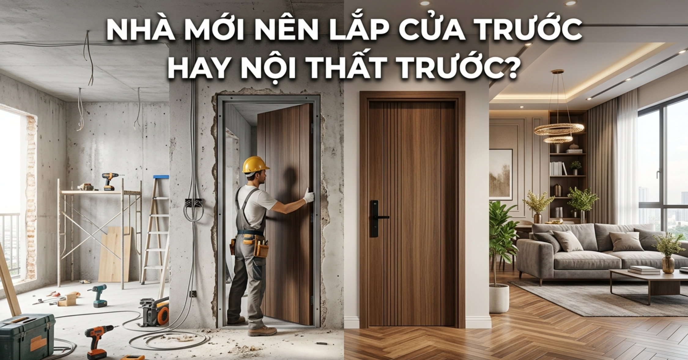 Thời điểm lắp cửa